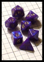 Dice : Dice - Dice Sets - Crystal Caste Otherworlds Minis - Purple - Gen Con Aug 2012